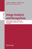 Image Analysis and Recognition: 15th International Conference, Iciar 2018, Pvoa de Varzim, Portugal, June 27-29, 2018, Proceedings