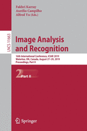 Image Analysis and Recognition: 16th International Conference, Iciar 2019, Waterloo, On, Canada, August 27-29, 2019, Proceedings, Part II