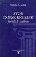 Stor Norsk-Engelsk Juridisk Ordbok: Med Engelsk-Norsk Register = Norwegian-English Law Dictionary: With English-Norwegian Index