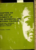 Chapters XXI and XXIII of Elements of the Differential and Integral Calculus [Ordinary Differential Equations and Partial Differentiation, Advanced Mathematics]