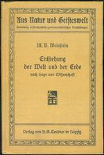 Enstehung Der Welt Und Der Erde: Nach Sage Und Wissenschaft