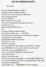 To My Immortality