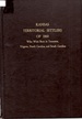 Kansas Territorial Settlers of 1860 Who Were Born in Tennessee, Virginia, North Carolina and South Carolina