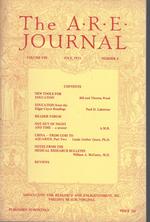The a.R.E. Journal; Volume VIII, No. 4 July, 1972