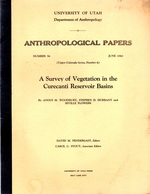 Survey of Vegetation in the Curecanti Reservoir Basins Anthropological Papers Number 51