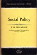 Social Policy (Hutchinson University Library Series)