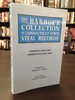 The Barbour Collection of Connecticut Town Vital Records-Fairfield 1639-1850 & Farmington 1645-1850