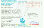 Post Card Tls Charles Watts to Peter Howard & Tom Goldwasser, December 11, 1986