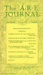 The a.R.E. Journal; Volume XIII, No.3: May, 1978