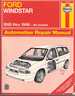 Ford Windstar Automotive Repair Manual Models Covered: All Ford Windstar Models 1995 Through 1998