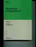 Numerical Integration IV: Proceedings of the Conference at the Mathematical Research Institute, Oberwolfach, November 8-14, 1992 (International Series of Numerical Mathematics)