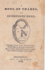 A Book of Trades for Ingenious Boys
