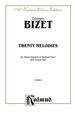 Twenty Melodies: for Mezzo-Soprano Or Baritone Voice With French Text