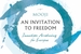 An Invitation to Freedom