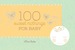 100 Sweet Nothings for Baby