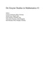 Algebraic Graph Theory