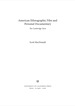 American Ethnographic Film and Personal Documentary