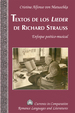 Textos De Los Lieder De Richard Strauss