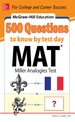 McGraw-Hill Education 500 Mat Questions to Know By Test Day