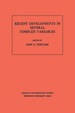 Recent Developments in Several Complex Variables