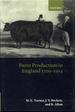 Farm Production in England 1700-1914