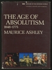 History of the Western World: the Age of Absolutism, 1648-1775