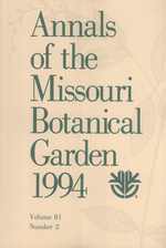 Systematics of Eurphorbiaceae (Annals of the Missouri Botanical Garden, Volume 81, Number 2)