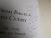 From Bagels to Curry: Life, Death, Family, and Triumph