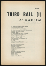 Third Rail 1: O'Harlem