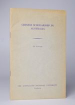 Chinese Scholarship in Australia: Inaugural Lecture