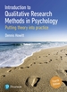 Introduction to Qualitative Research Methods in Psychology: Putting Theory Into Practice