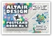 Altair Design Pattern Postcard: Bk