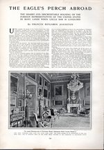 Print: "the Eagle's Perch Abroad (Embassys)"...Story and Photoengraving From Harper's Weekly; May 18, 1907