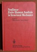 Nonlinear Finite Element Analysis in Structural Mechanics: Proceedings of the Europe-U.S. Workshop, Ruhr-Universit&Radic; &Asymp; &Radic; t Bochum, Germany, July 28-31, 19