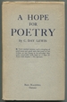 A Hope for Poetry