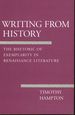 Writing From History: the Rhetoric of Exemplarity in Renaissance Literature