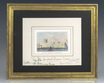 British Prime Ministers Signed New Houses of Parliament Engraving