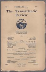 The Transatlantic Review-Vol. 1, No. 2, February 1924