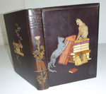 L'Art Dans La Dcoration Extrieure Des Livres En France Et a L'Etranger. Les Couvertures Illustres, Les Cartonnages D'Editeur, La Reliure D'Art. First Edition a Magnificent Binding With Cats & Books and Floral Motifs By Robert Kastor