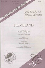 Homeland Satb Voices With Piano
