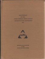 Proceedings of the Third Federal Inter-Agency Sedimentation Conference, 1976: March 22-25, 1976, Denver, Colorado: Participating Agencies, Agricultural Research Service...[Et Al.].