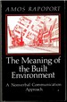 The Meaning of the Built Enviroment: a Nonverbal Communication Approach