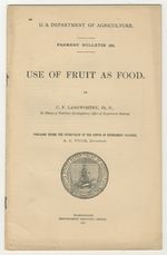 U.S. Department of Agriculture: Farmers' Bulletin No. 293: Use of Fruit as Food