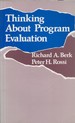 Thinking About Program Evaluation