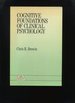 Cognitive Foundations of Clinical Psychology