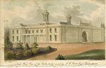 North West View of the Stables Lately Erected By J.R. Scott, Esq., Cheltenham. First Edition of the Aquatint