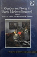 Gender and Song in Early Modern England