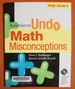 Activities to Undo Math Misconceptions, Prek-Grade 2