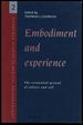 Embodiment and Experience: the Existential Ground of Culture and Self