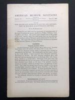 New Species and Notes on Synonymy and Distribution of Muscidae Acalipteratae (Diptera), 1923 Offprint